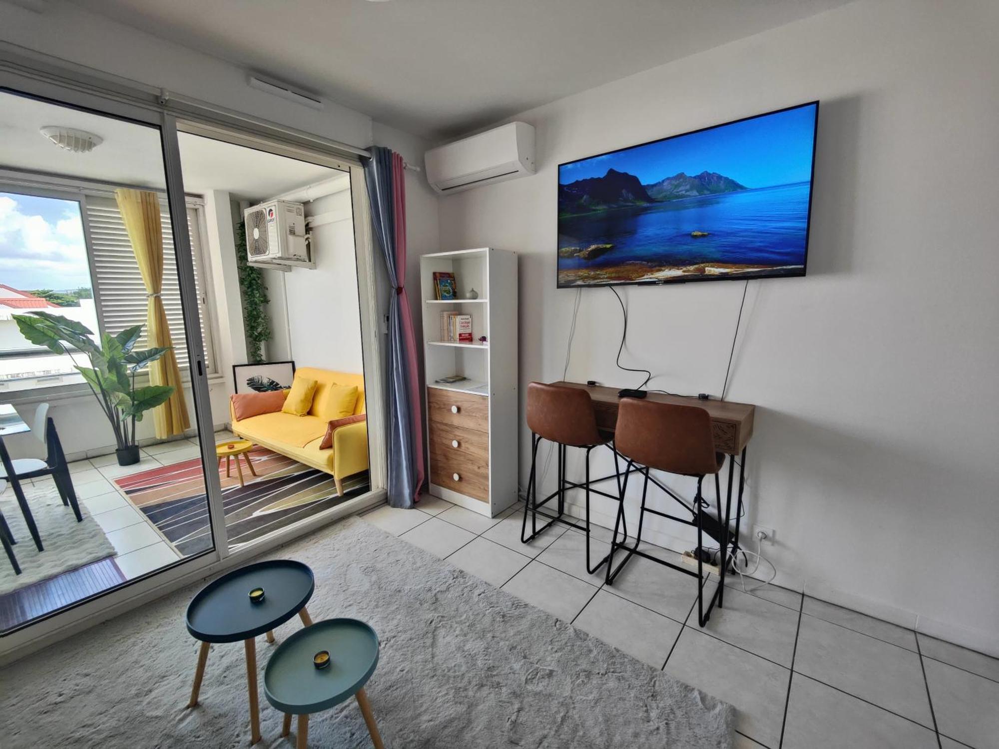 Studio Vanille - Vue Mer Saint-Denis Kültér fotó